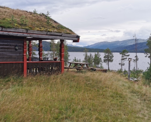 Utleie hytte ved Tunhovdsfjorden