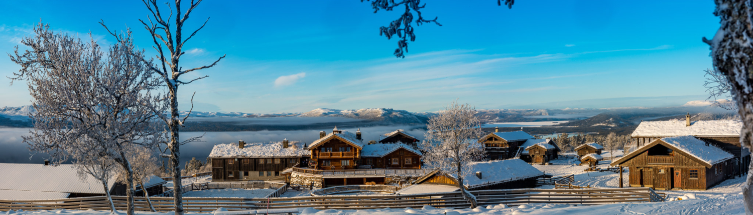 Langedrag Naturpark i vinterdrakt