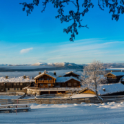 Langedrag Naturpark i vinterdrakt