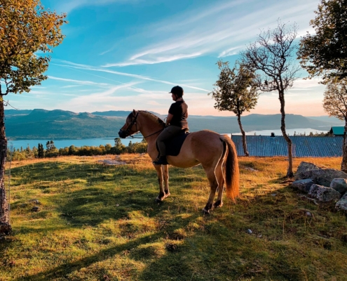 Ridetur i høstfarger